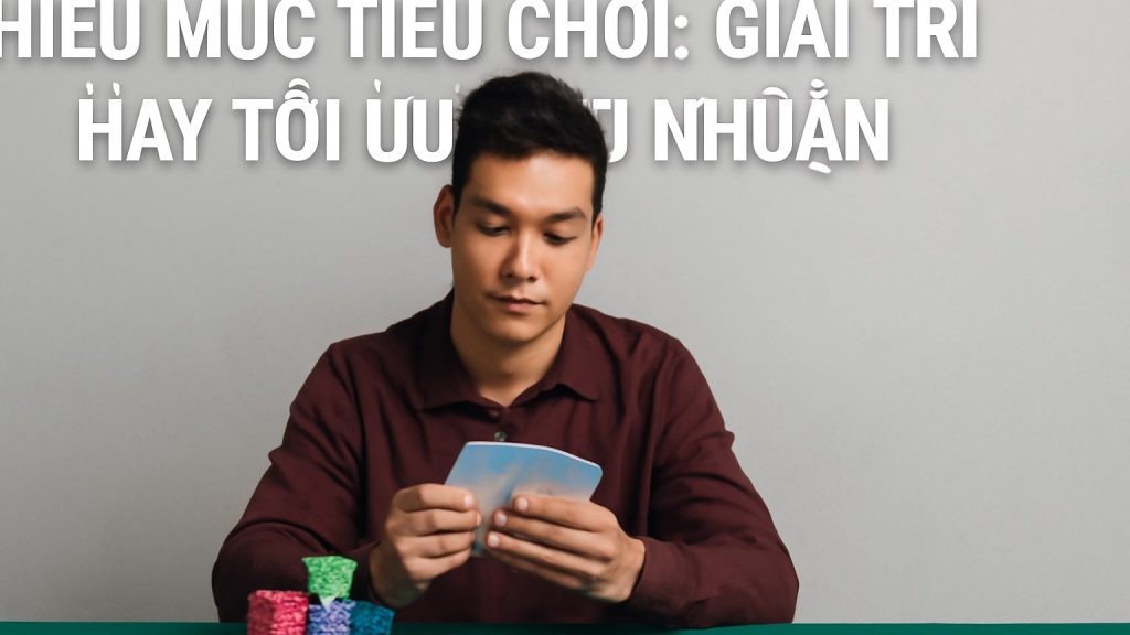 Hiểu mục tiêu chơi: giải trí hay tối ưu lợi nhuận Minh họa: Hiểu mục tiêu chơi: giải trí hay tối ưu lợi nhuận