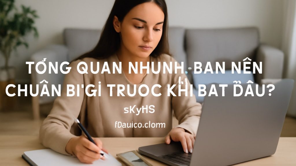Tổng quan nhanh: bạn nên chuẩn bị gì trước khi bắt đầu? Minh họa: Tổng quan nhanh: bạn nên chuẩn bị gì trước khi bắt đầu?