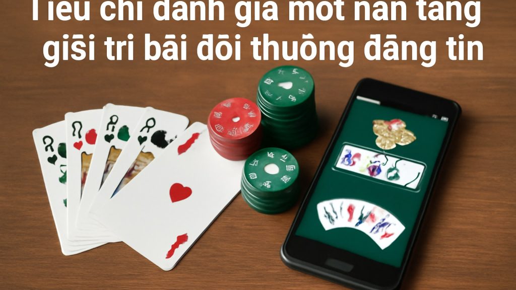 Tiêu chí đánh giá một nền tảng giải trí bài đổi thưởng đáng tin Minh họa: Tiêu chí đánh giá một nền tảng giải trí bài đổi thưởng đáng tin